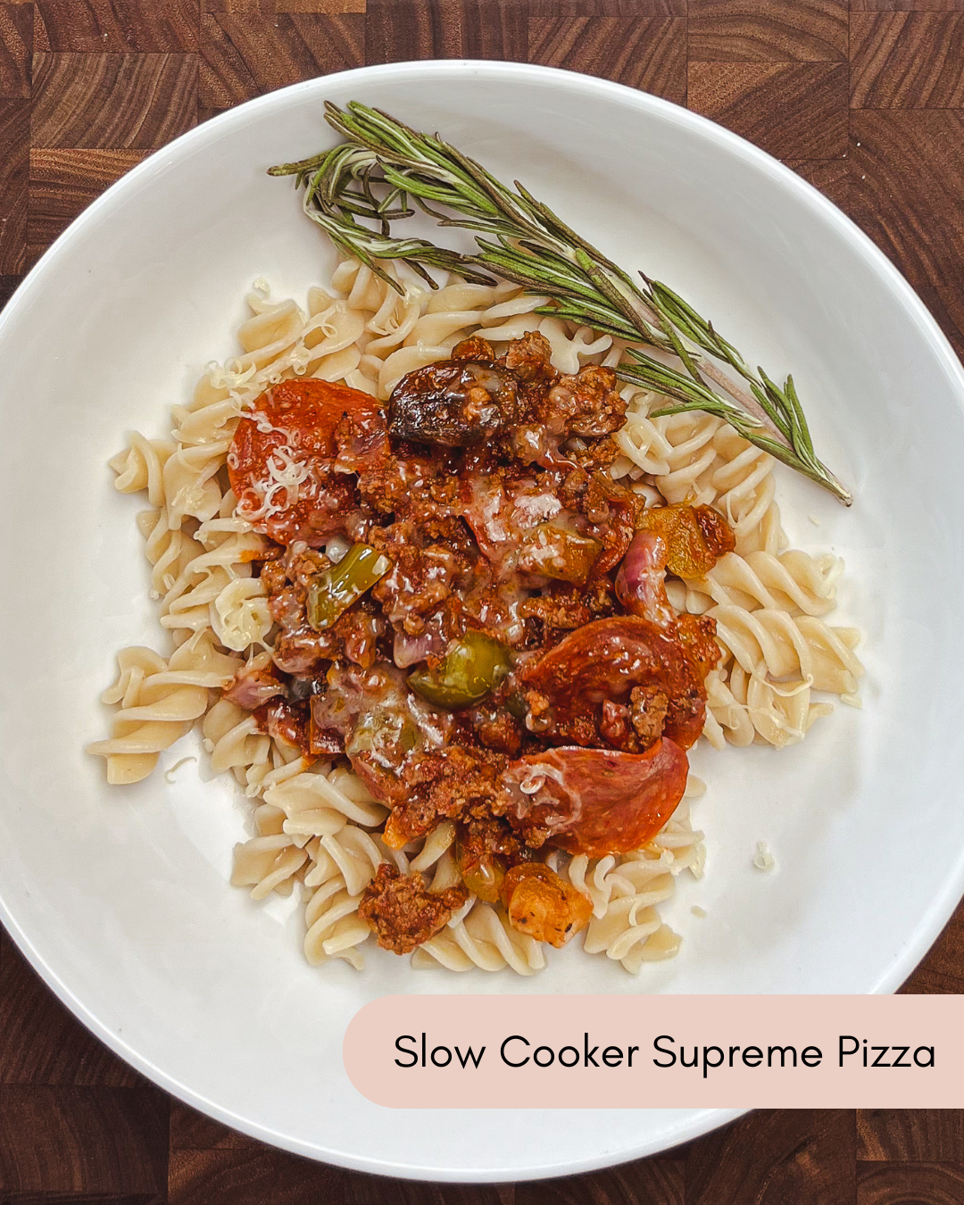 Slow Cooker Supreme Pizza